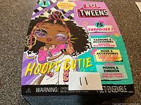 Front of sealed LOL Surprise Tweens Hoops Cutie doll box