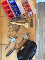 All items laid out on table