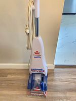 Full view of Bissell QuickSteamer Plus showing attached power cord