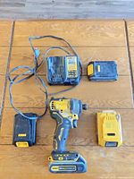 Impact driver, charger and batteries overview