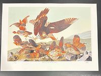 Full view of the unframed lithograph showing entire sheet and image