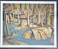 Full view of the lithograph showing entire image and margins