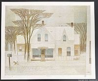 Full view of lithograph showing complete image, signature area visible