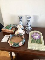 All items grouped on table