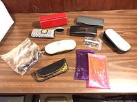 All items laid out on table