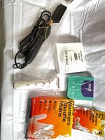 All items laid out on table