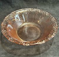 Overall view of bowl interior showing color, pattern, and condition