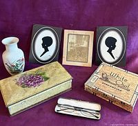 Group shot displaying all seven item types together