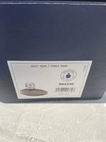 Box label showing model Galet Taupe and barcode