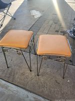 Both stools showing overall design and materials