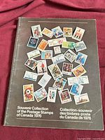 Front cover showing title and stamp images