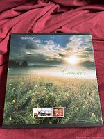 Front of 1998 Canada stamp collection book in slipcase