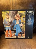Front cover of ABBA Greatest Hits gatefold sleeve