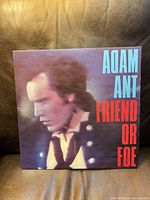 Front cover showing Adam Ant portrait