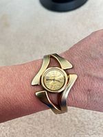 Watch worn on wrist showing overall design and scale