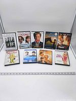 All nine DVD cases front view