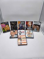 All nine DVD cases displayed together