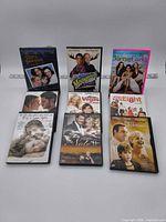 All nine DVD cases arranged in 3x3 layout