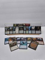 Front view showing all 26 cards in two rows