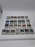 Front view showing all 25 cards arranged 5×5