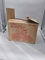 original box labeled 26 Piece Crystal/Fruit Design Punch Set 2417-26