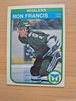 Front view of 1982 O-Pee-Chee Ron Francis hockey trading card
