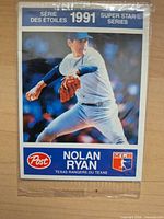 Front of 1991 Post Nolan Ryan card showing player image and branding