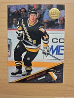 Front view showing player image, team logo and foil stamp