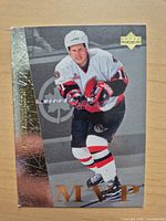 Front view of the Daniel Alfredsson Upper Deck MVP UD39 hockey trading card