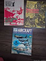 Front covers of three assorted WWII magazines