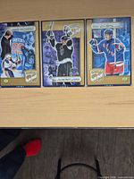 Fronts of three Gretzky Kraft cards