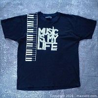 Front view showing full graphic and shirt shape