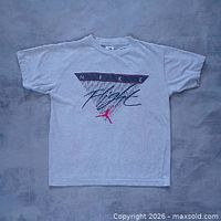 Front view of grey Nike Flight Air Jordan T-shirt