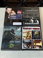 All four DVD cases front view