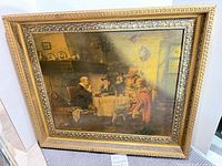 Front view of framed print showing full artwork and frame