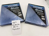 Front view of two sealed packs showing product labels