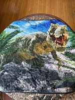 Full view of dinosaur play mat showing overall design and size