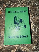 Front cover showing title and green cloth binding