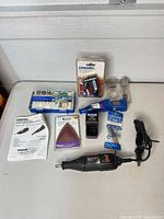 All items overview on table