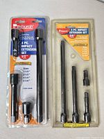 Front view of both sealed Pittsburgh 4-pc impact extension sets