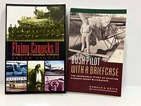 Front covers of both aviation books