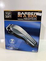 front of retail box showing brand and product