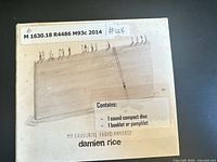 Front of gatefold sleeve with catalog labels and title