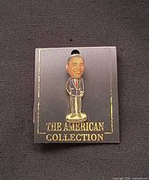 Front view of pin on backing card