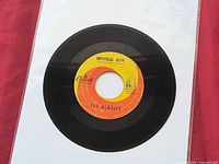 A-side label "Nowhere Man" showing Capitol catalogue details