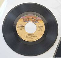 A-side Hot Stuff label details visible