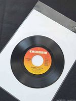 Side A label showing Footloose title and Columbia branding