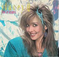 Front of picture sleeve showing Stacey Q artwork