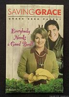 Front of sealed grass seed packet with movie artwork and text