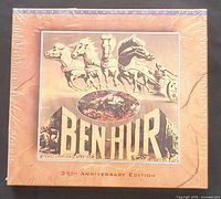 Front view of shrink-wrapped Ben-Hur 35th Anniversary VHS box set